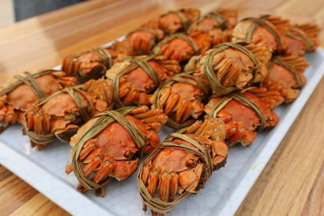 已經做好的大閘蟹