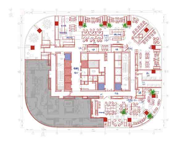 某高級餐廳平面圖 某高級餐廳平面圖