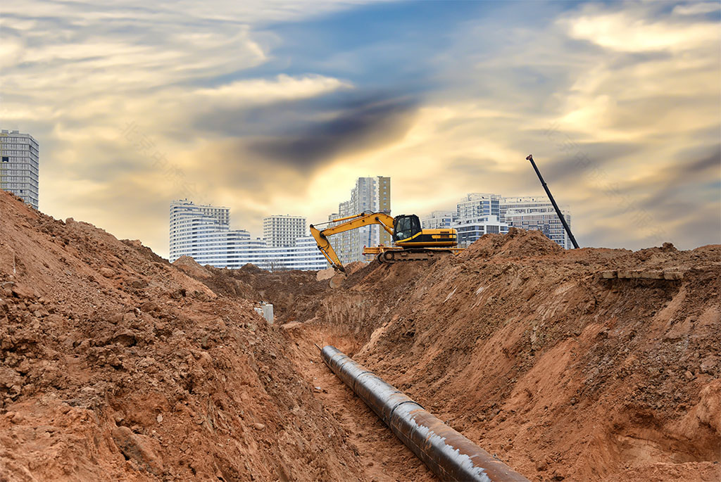 正在工作的挖機師傅