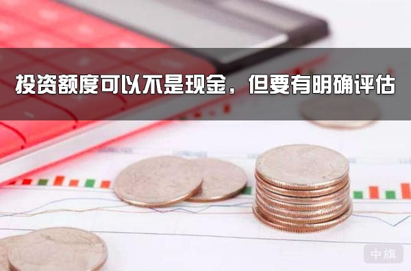 投資額度可以不是現金，但要有明確評估