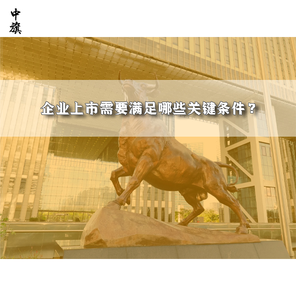 企業上市需要滿足哪些關鍵條件？