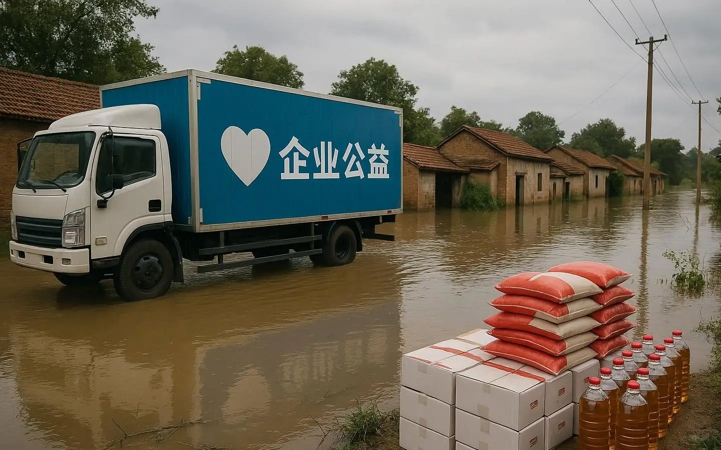 企業公益抗震救災