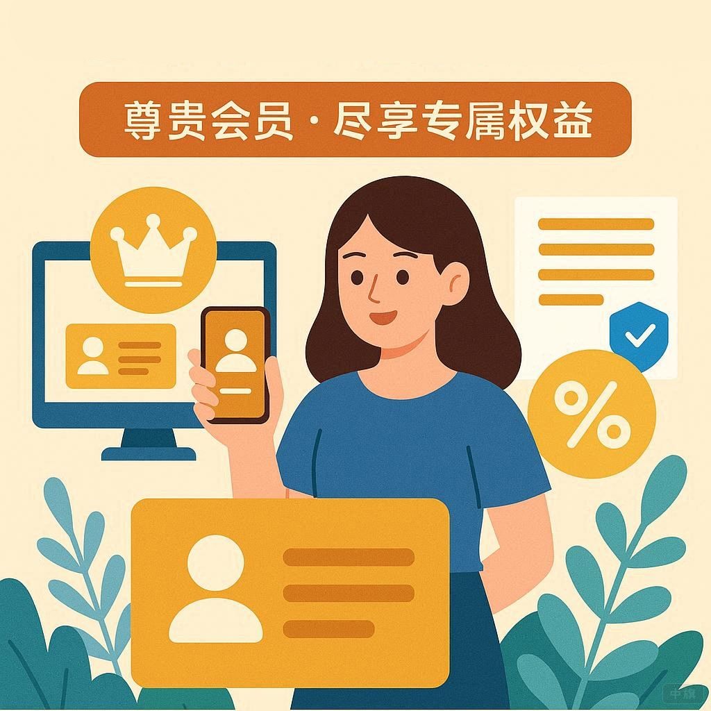 尊貴會(huì)員盡享專屬權(quán)益 尊貴會(huì)員盡享專屬權(quán)益