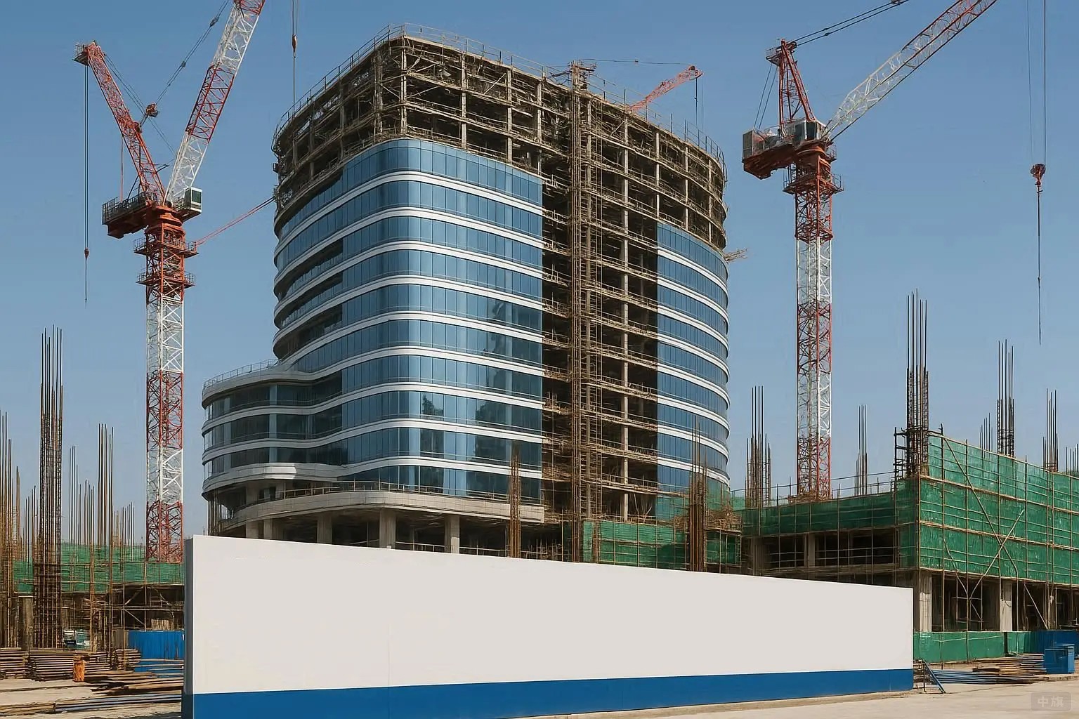 正在建造的高樓大廈 正在建造的高樓大廈