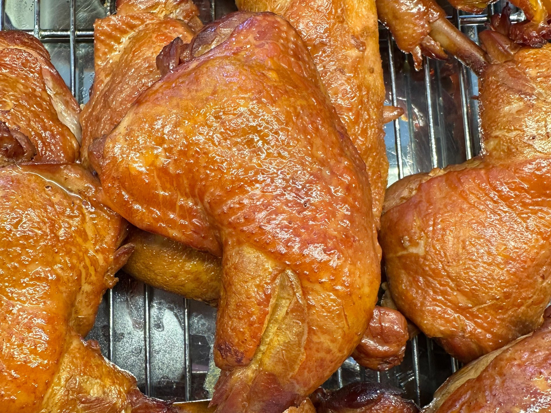 熟食店的烤雞腿，沒有平面圖這些都買不了