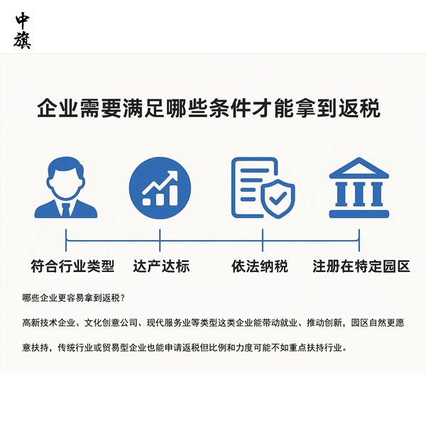 企業(yè)怎么做才能拿到園區(qū)返稅？